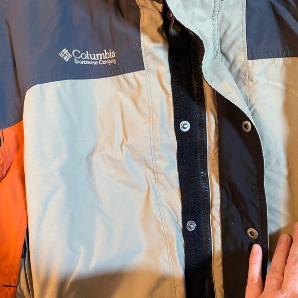 Men’s XXL Columbia coat with zip-in fleece jacket - Picture 4 of 6